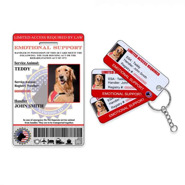 Emotional Support Dog Certificate & Photo ID 
