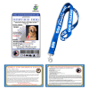 Service Dog ID Card with lanyard and ADA Cards