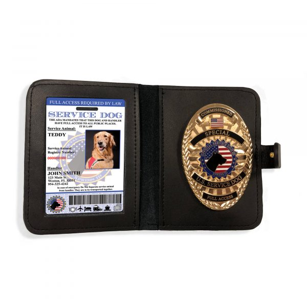 Service Dog ID + Service Dog Badge & Wallet